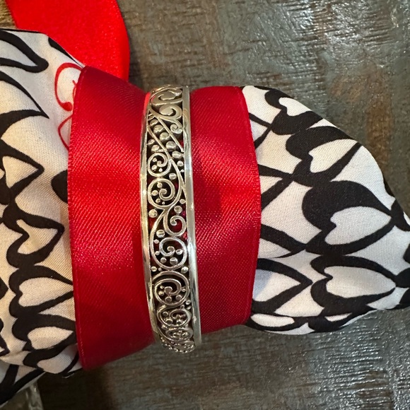 Brighton Silver Love Affair Bangle - Picture 2 of 3